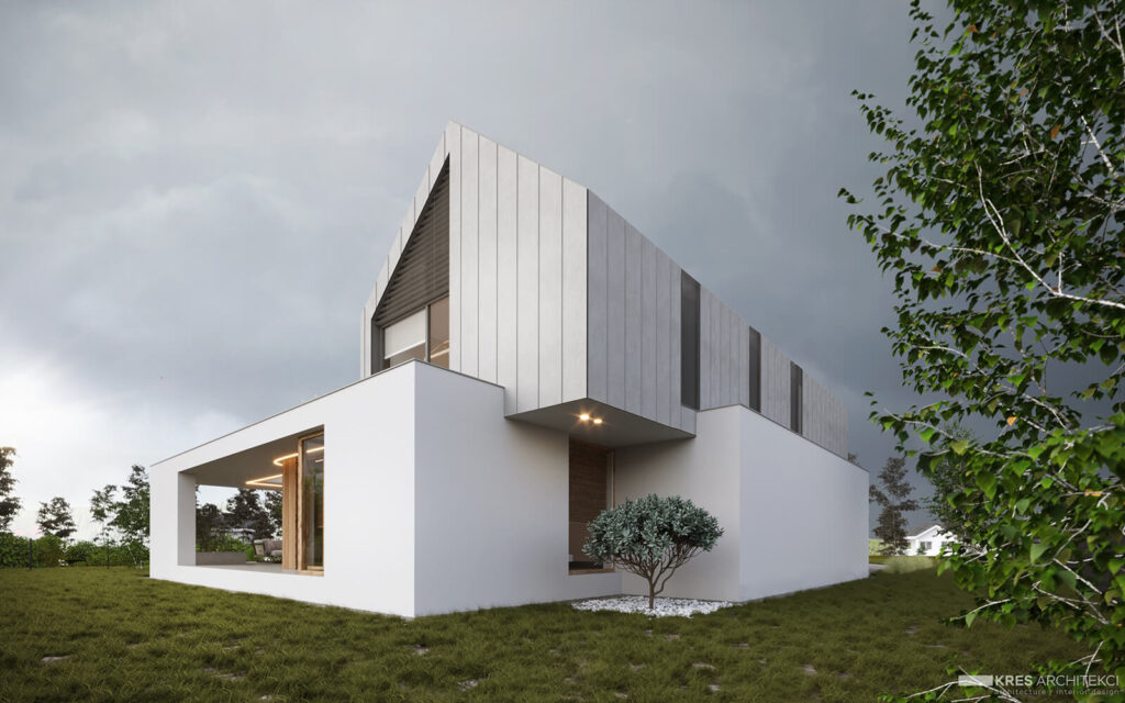 minimalistyczny, luksusowy projekt domu - M House Architekci